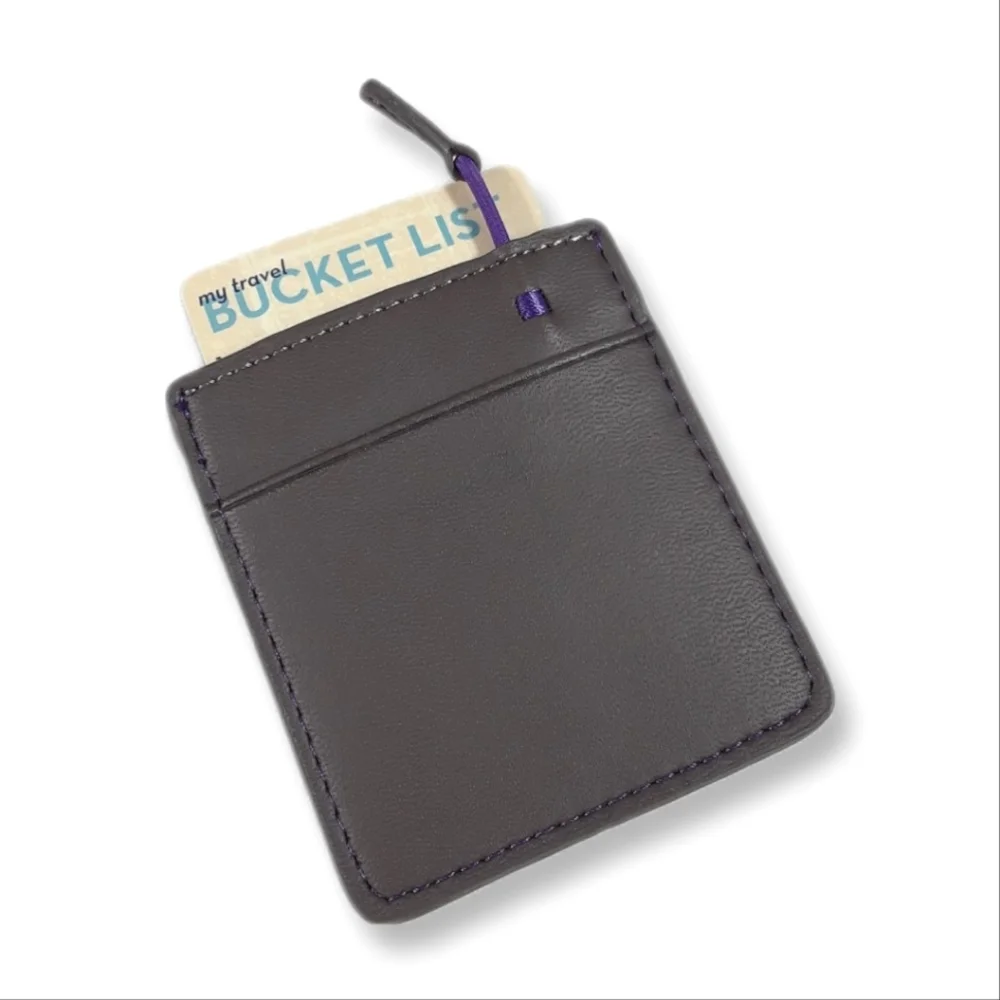 Wallet Men Vegan Leather Mojito Cash Card Holders Slim Travel Accessories Wallet